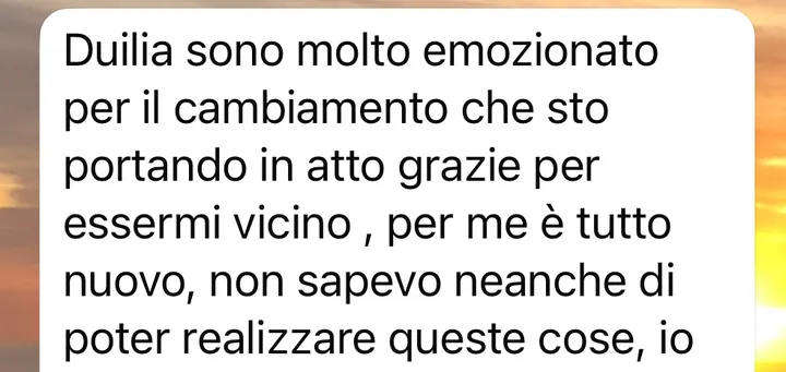 Screenshot di un risultato cliente